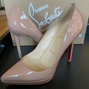 Christian Louboutin Pigalle Plato 120mm Nude